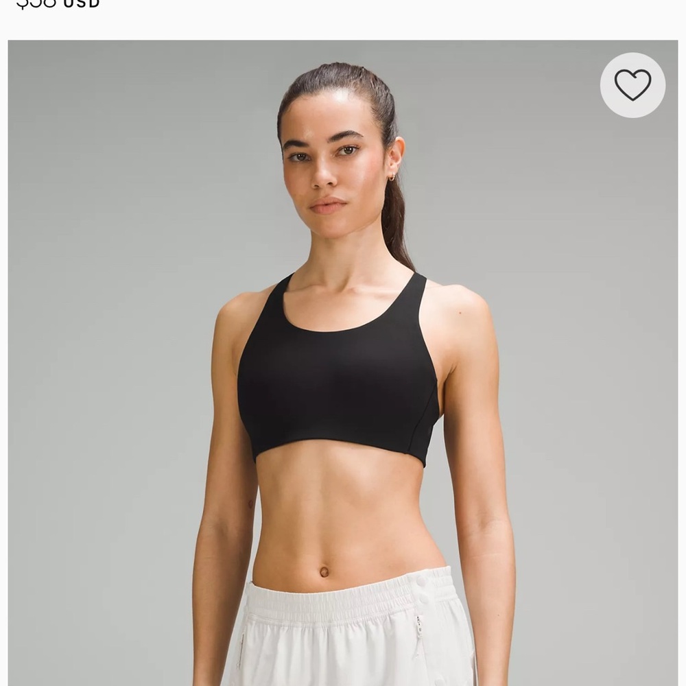 Black Sports Bra